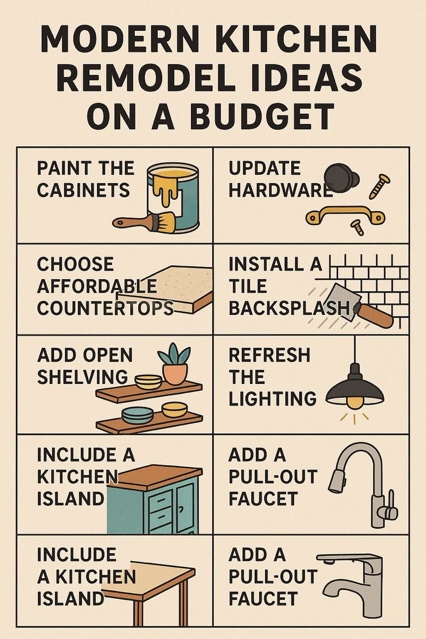 Modern Kitchen Remodel Ideas on a Budget